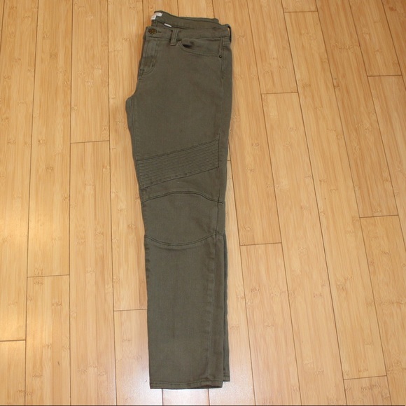 J. Crew Army Green Jeans - Picture 4 of 7